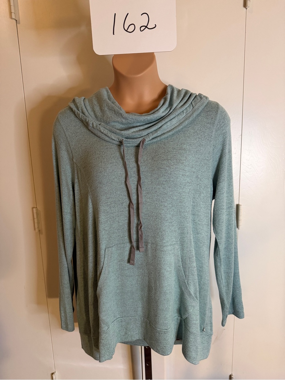 Lane Bryant Sage Green Cowl Neck Pullover